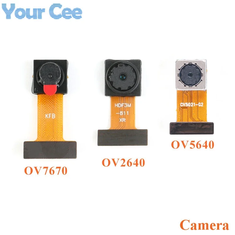 OV2640 OV7670 OV5640-AF Mini Camera Module CMOS Image Sensor 2 Million Pixel Wide Angle Camera Monitor Identification