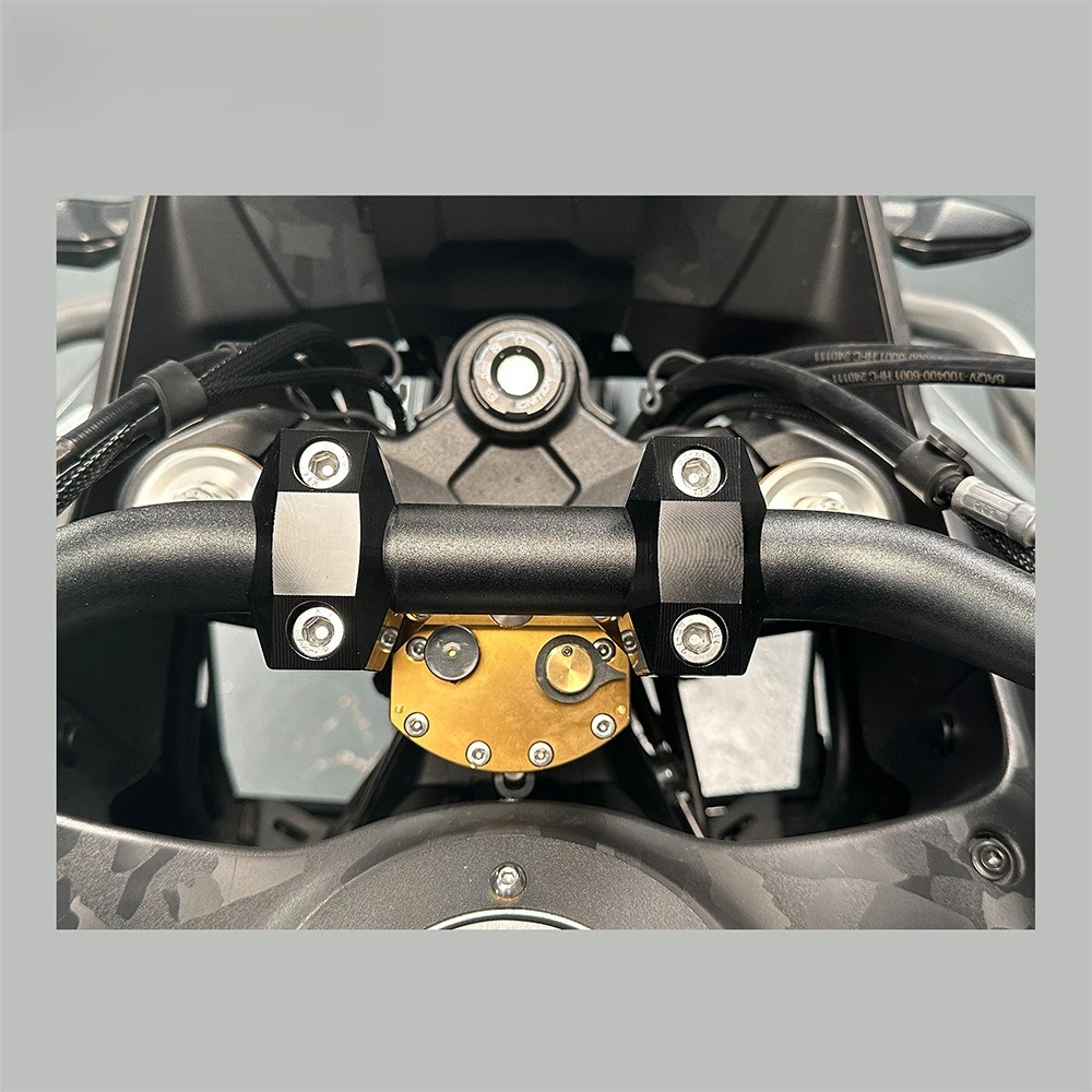 CFMOTO 450MT 800MTX CF-MOTO IBEX 450 MT オートバイ ステアリングダンパー ステアリングスタビライザーバー ライザー クランプ 800 MTX 800MT Explore用