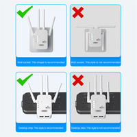 Y02A300Mbps WiFi Repeater Wireless WIFI Signal Extender Dual Band 5G 2.4G Network Amplifier Long Range WiFi Router EU Plug