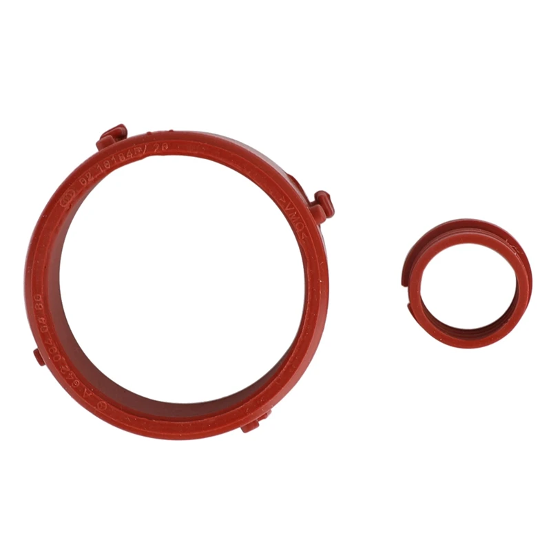 2X Engine Parts Turbo Intake Seal & Engine Breather Seal Kit For Mercedes E320 GL320 ML320 6420940480 6420940580