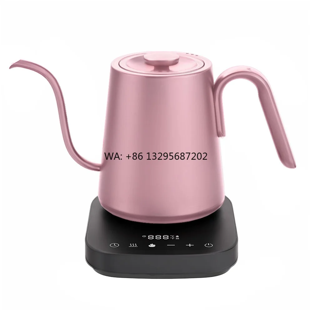 

Маленький электрический чайник с гусиной шеей, 5 шт., многоцелевой чайник из нержавеющей стали с контролем температуры горячей воды