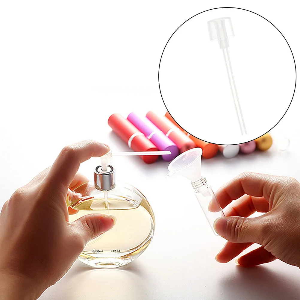

60pcs Pump Head Travel Perfume Dispenser Mini Refill Tool PP Material Cosmetics Bottle Lotion Push Down Women Small Size