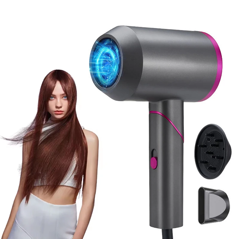 

Portable Folding High Speed Hair Dryer Low Noise Electric Brush Motor Hair Dryer Negative Hair Dryer
