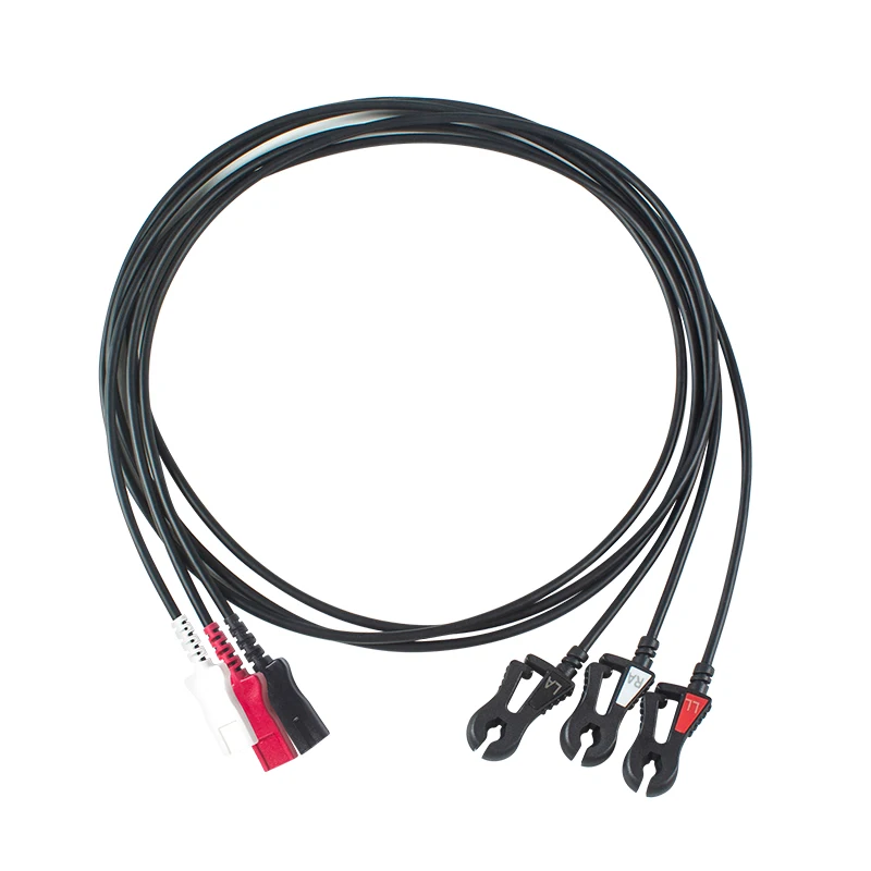 5 Lead Radiotransparent ECG Cable, Compatible with CT, MRI and X-Ray Devices