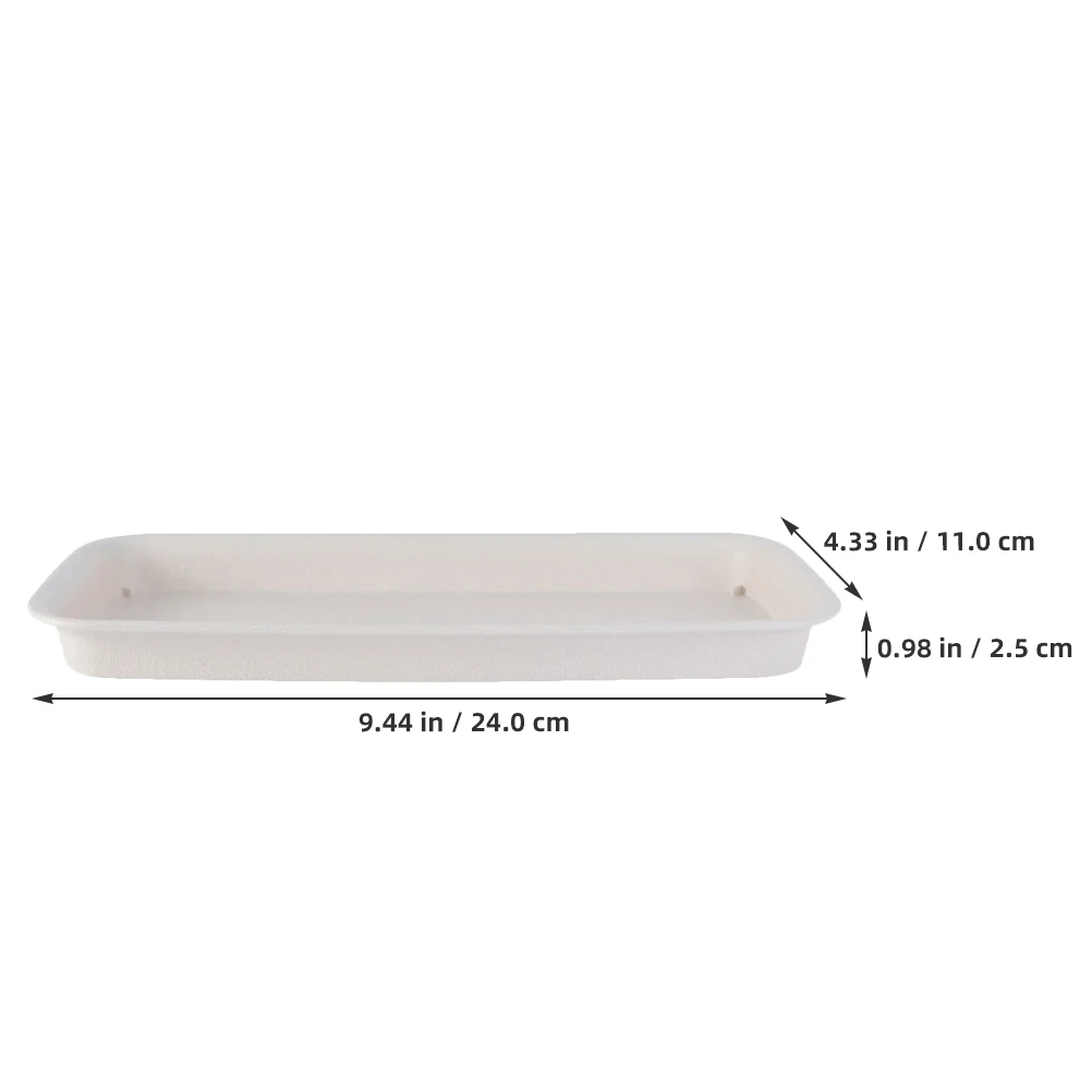 

5pcs Anti Leak Plant Trays Waterproof Drain Saucer Plastic Flowerpot Tray for Garden Indoor 21x8.5cm 200