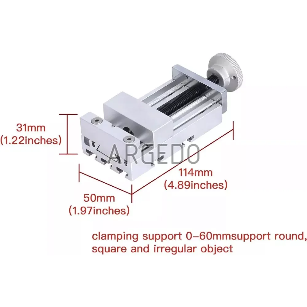 Xendoll Metal Vice Mini Tools Replacement Part for Milling Drilling Lathe Machine