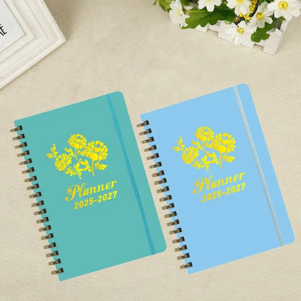 

English A5 Agenda Book To Do List 12 Months 2025 Schedule Planner Notepad Time Organizer Taking Notes Diary Writing Pads School