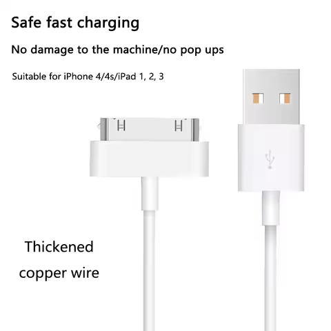 30 Pin Cord Adapter Accessories Nano Touch Charging Data Cable Usb Charger For IPhone 4 4s IPad 1 2 3 IPod