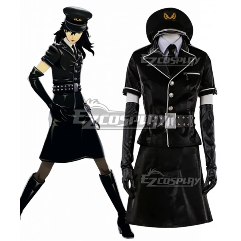 

Protagonist Ren Amamiya Cosplay Costume Dancing in Starlight Female Joker Punishment Cop Uniform Outift Clothing