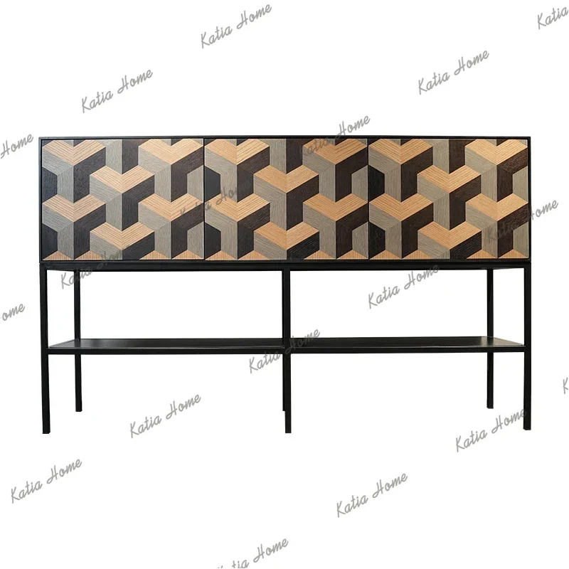 PG Italian minimalist entrance cabinet simple medieval entry art entrance table