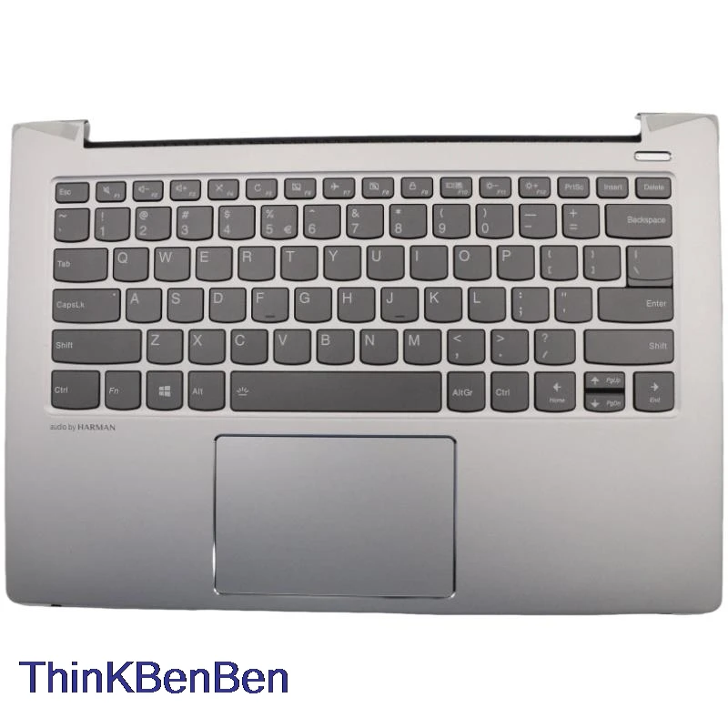 US English Mineral Gray Keyboard Upper Case Palmrest Shell Cover For Lenovo Ideapad 530S 14 14IKB 14ARR 5CB0R11750