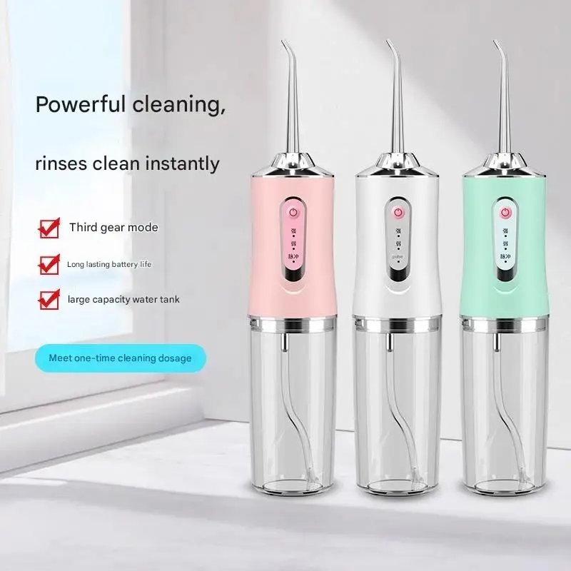 

Water flosser, portable electric water flosser for home use, orthodontic treatment, for cleaning and rinsing teeth and removing