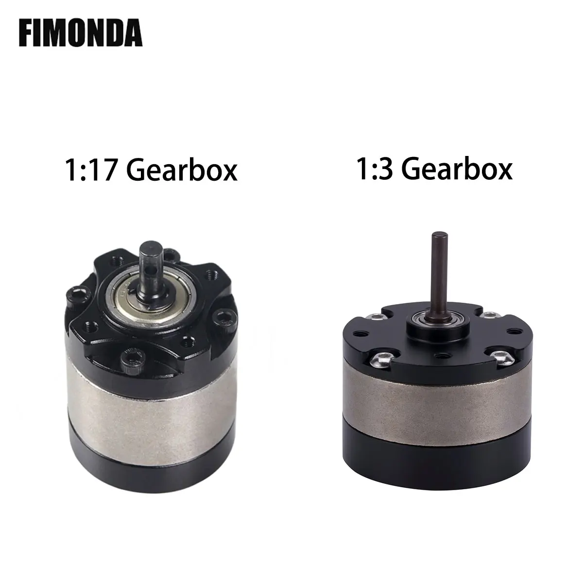 Metal 1:17 1:3 Gear Ratio Planetary Gearbox Reduction Transmission Case with Mount for 1/10 RC Rock Crawler RC4WD D90 SCX10 Part