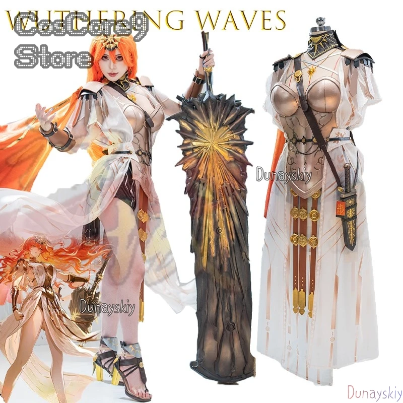 

Wuthering Waves Augusta Cosplay Outfit Anime Game Character 코스프레 Halloween Full Set Sexy Christmas Role Play Cosplay Oufit