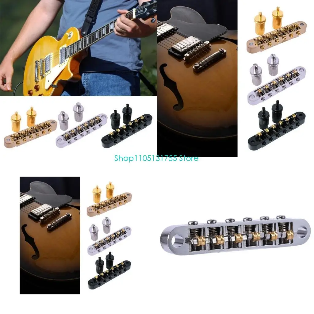 

K0EF Гитара из цинкового сплава, 6-струнная мелодия, стиль O-Matic, гитарный мост, седло из цинкового сплава