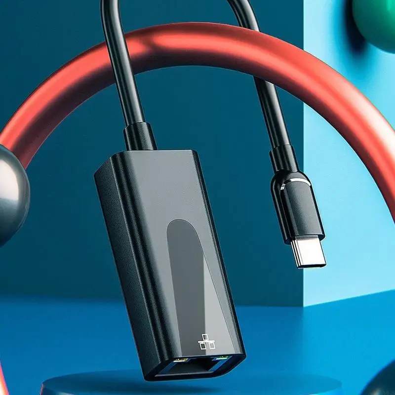 Adattatore Ethernet USB N84B USB RJ45 USB/Type C per Connettore Ethernet Gigabit