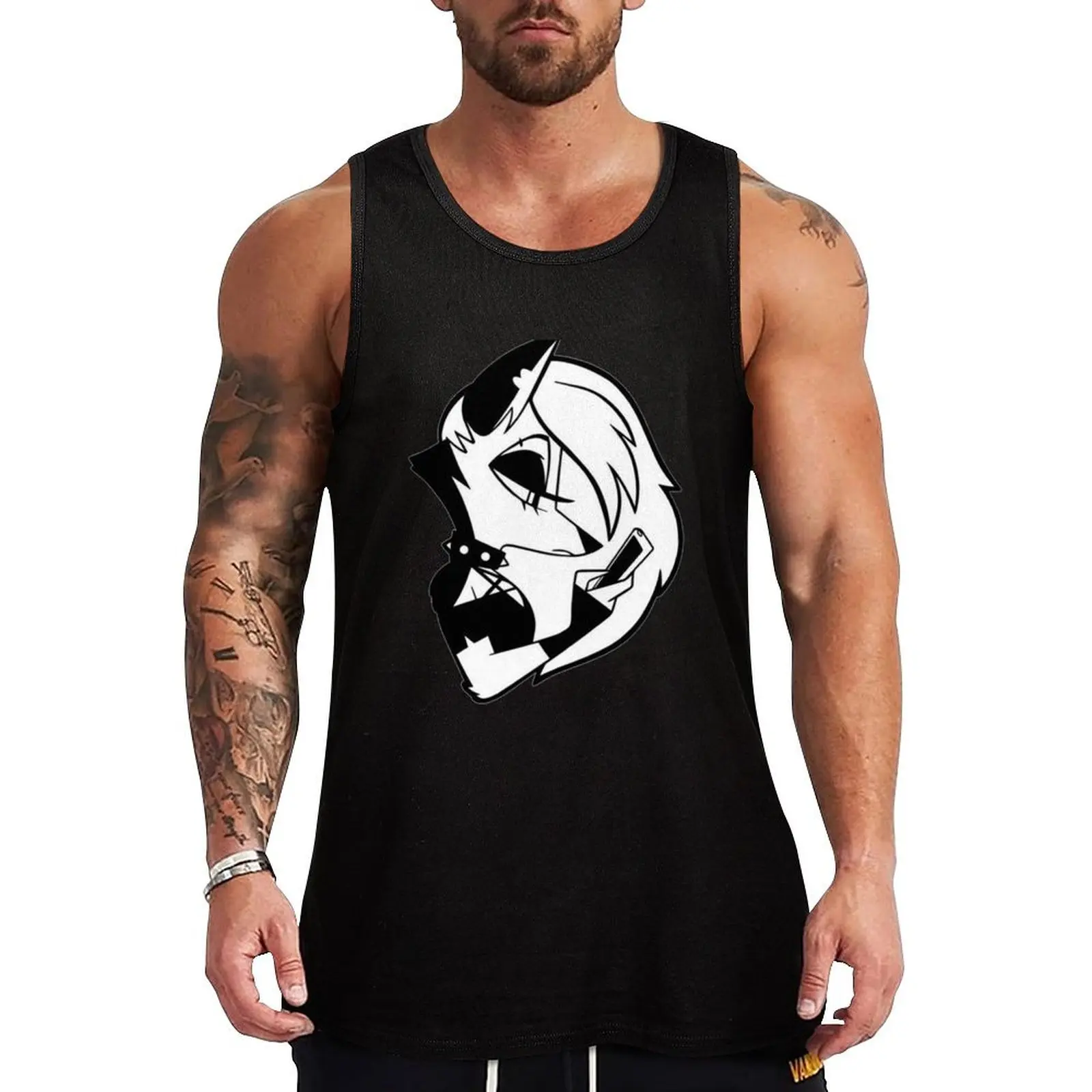 

Helluva Boss Loona Tank Top Sleeveless top Men's clothing brands men clothing quick-drying t-shirt