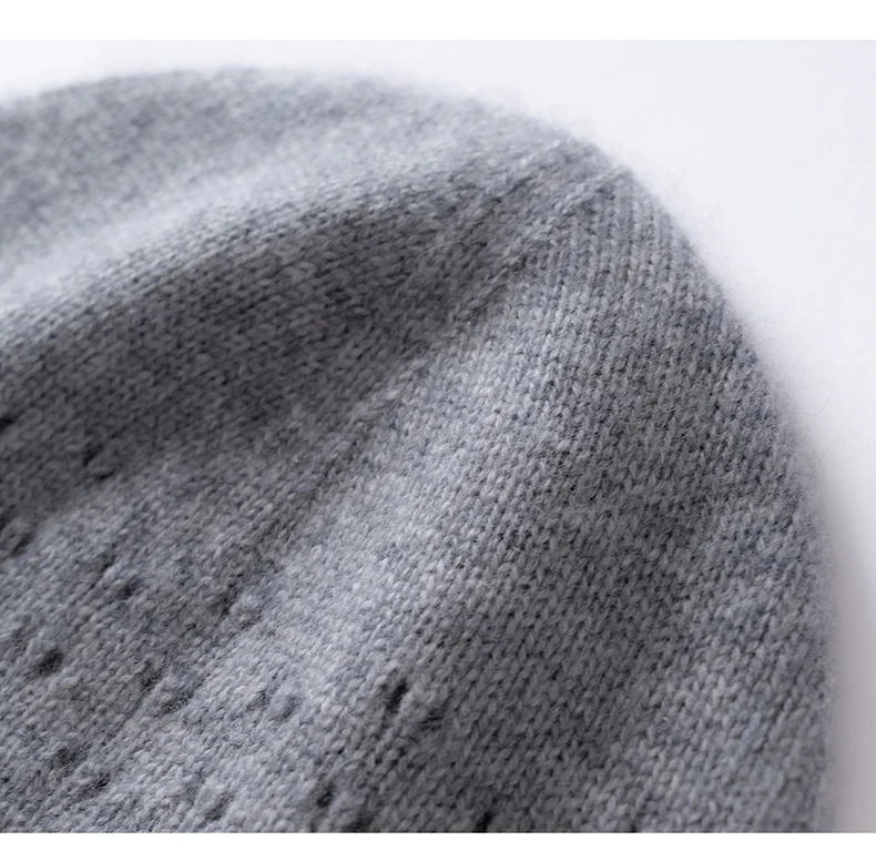 100% Kaschmir Kinder Hut Herbst Winter Koreanischen Stil Gestrickte Baby Nette Wolle Hut Gehörschutz Kopf Hut Jungen und Mädchen hut – Detail 21