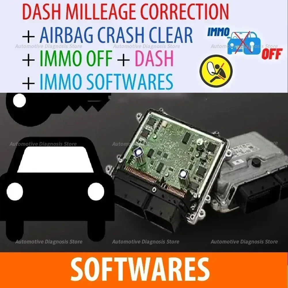 

IMMOFF все бренды TOTAL 32 ГБ Пакет Программное обеспечение Ecu DASH MILLEAGE CORRECTION + СУМКА AIRBAG CLEAR + DASH + IMMO SOFTWARES /