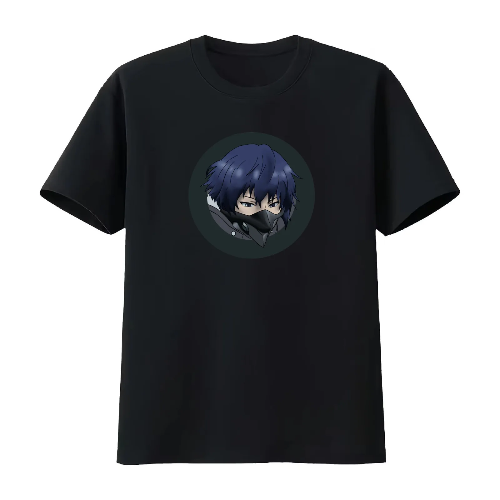 Kirishima Ayato T-Shirt Summer Casual Cotton Tee Oversized Streetwear Tops Vintage Graphic Print Loose Fit Short Sleeve
