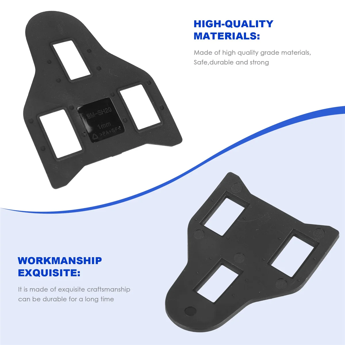 

Road Bike Lock Pedal Shims Cycling Shoe Self Lock Adjustable Bicycle Lock Pedal Cleat Gasket Bike Pedals Parts M
