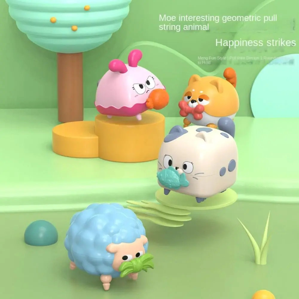 Giocattoli per bambini striscianti Tirando la corda Giocattoli a orologeria Arrampicata Animale Giocattolo a carica Giocattolo interattivo Cartoon Orologio Modello di allenamento