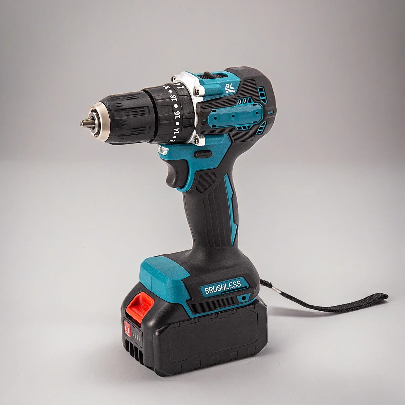 Cordless Electric Screwdriver Brushless Impact Driver Variable Speed Electric Drill Rechargeable 18V Battery