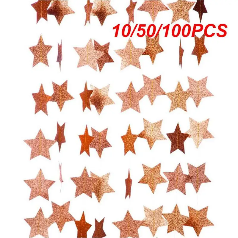 10/50/100PCS Star Disc Party Flower Not Easy Tear Durable 27 G 6 Optional Home Decoration Party Banner Reusable Photo Background