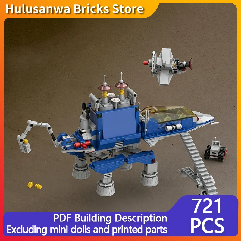 

Spaceship And Vehicle Model MOC Building Bricks War Equipment Modular Technology Gifts Holiday Assemble Children Toys Suit