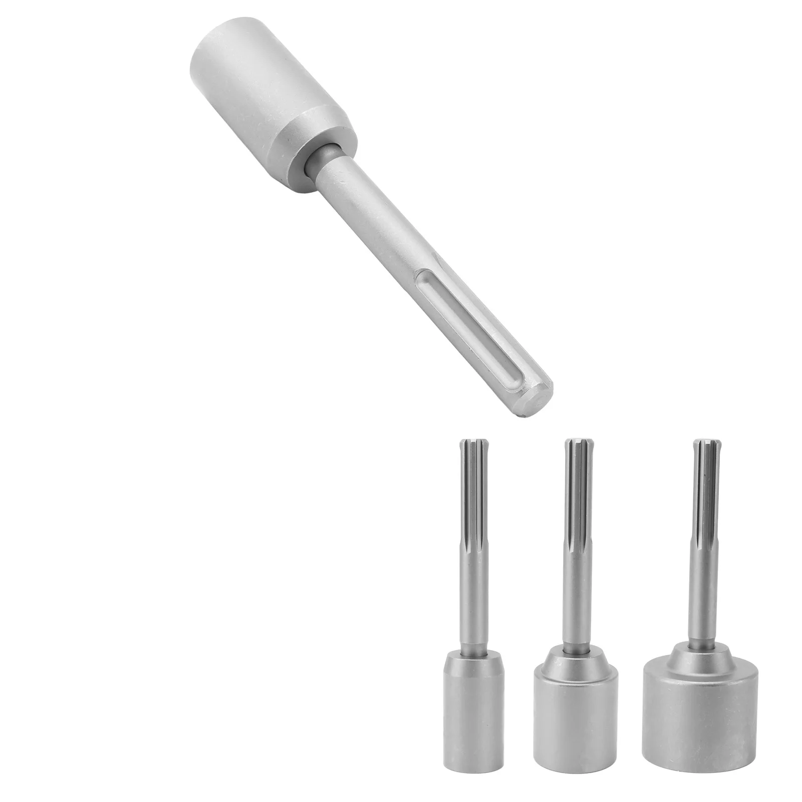 5-Pit Shank 200mm Length Fence Post Driving Hammer, Universal Compatible T Post Pounding Tool, Convenient Install Driver