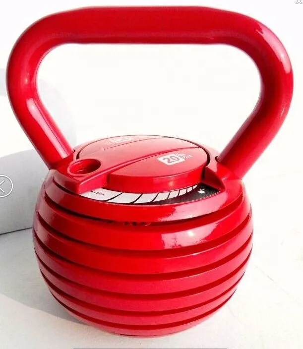 High Quality Powder Coating adjustable competition  China Cast Iron Kettlebell