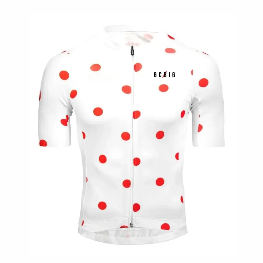 2024 GG Cycling Short Sleeve Team White Jersey Camisa De Time Bicicleta De Montaña Maillot Ciclismo Hombre Bike Clothing Top