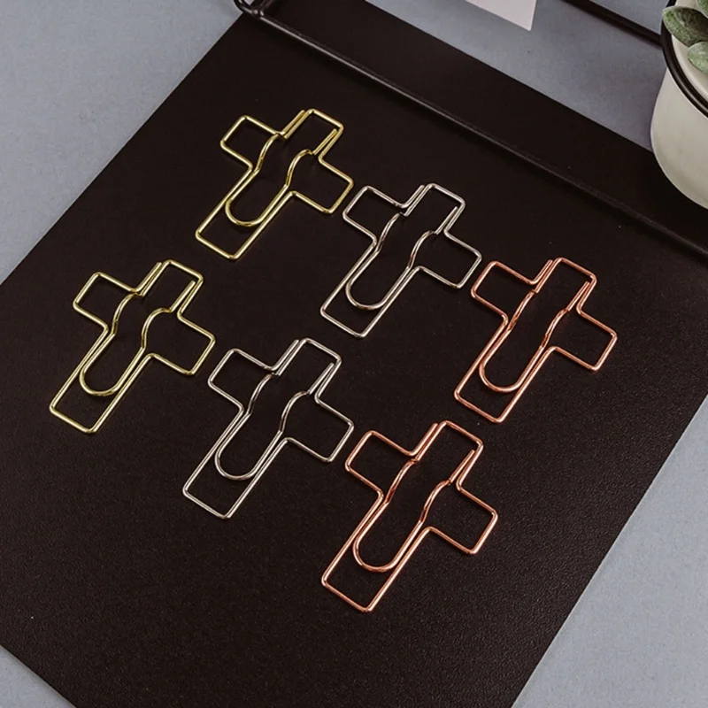 50 Buah Klip Kertas Silang Klip Pengikat Logam Klip Kertas Silang Dokumen dan Catatan Pembelajaran Kantor Sekolah