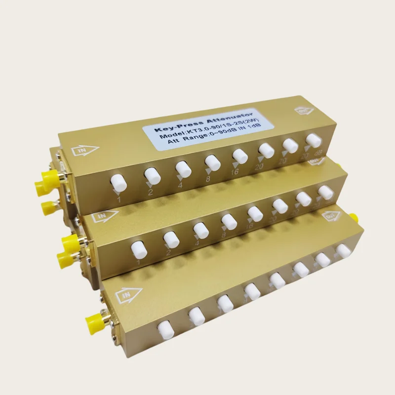 SMA key adjustable signal attenuator 0-90dB step adjustable attenuator/RF adjustable attenuator 2w 5w