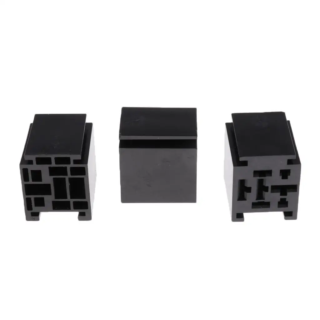 Relay Terminal Connector 5 Pin Universal Socket Car Control Holder Kit with Terminals for Headlight Applications