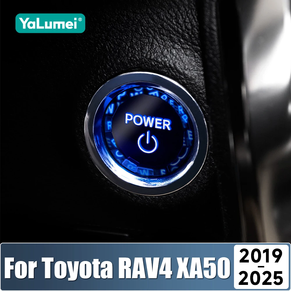 Für Toyota RAV4 XA50 2019 2020 2021 2022 2023 2024 2025 Hybrid Auto Motor Start Stop Schalter Taste Abdeckung push-Taste Aufkleber