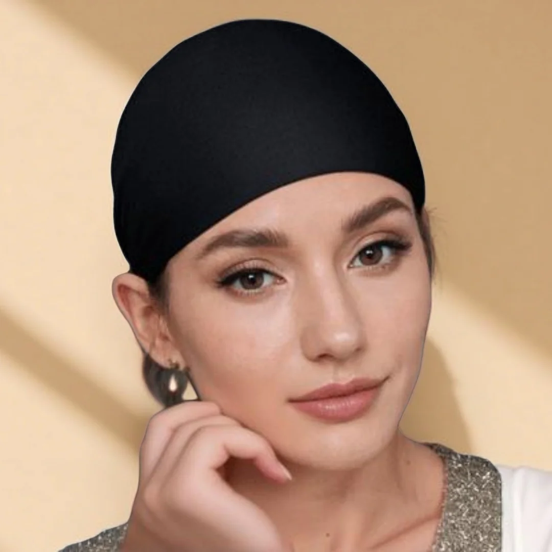 3Pcs Muslimischen Modale Innere Hijab Caps Frauen Einfarbig Unter Hijab Caps Stretchy Atmungsaktive Volle Abdeckung Unterkappe Motorhaube
