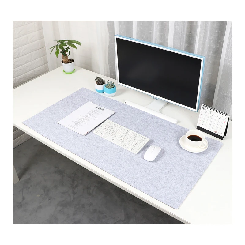 Large XXL Office Computer Desk Mat Table Keyboard Big Mouse Pad Wool Felt Laptop Cushion Desk Mause Pad Gamer Mousepad Mat 2022