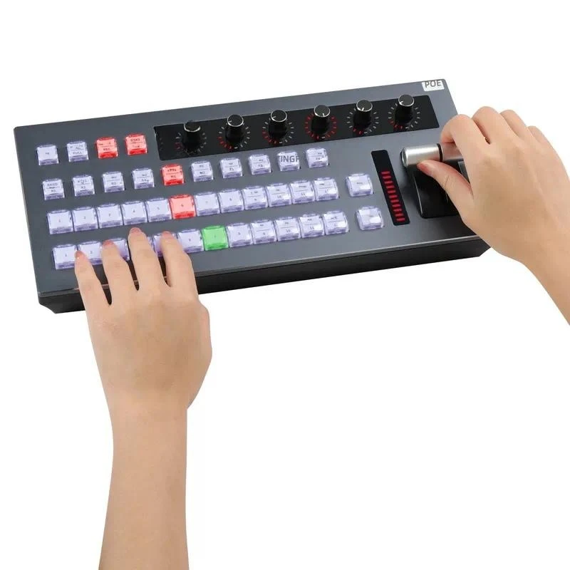 Audio Video Live System Switchboard Control Panel Mixer Switcher Switcher Keyboard