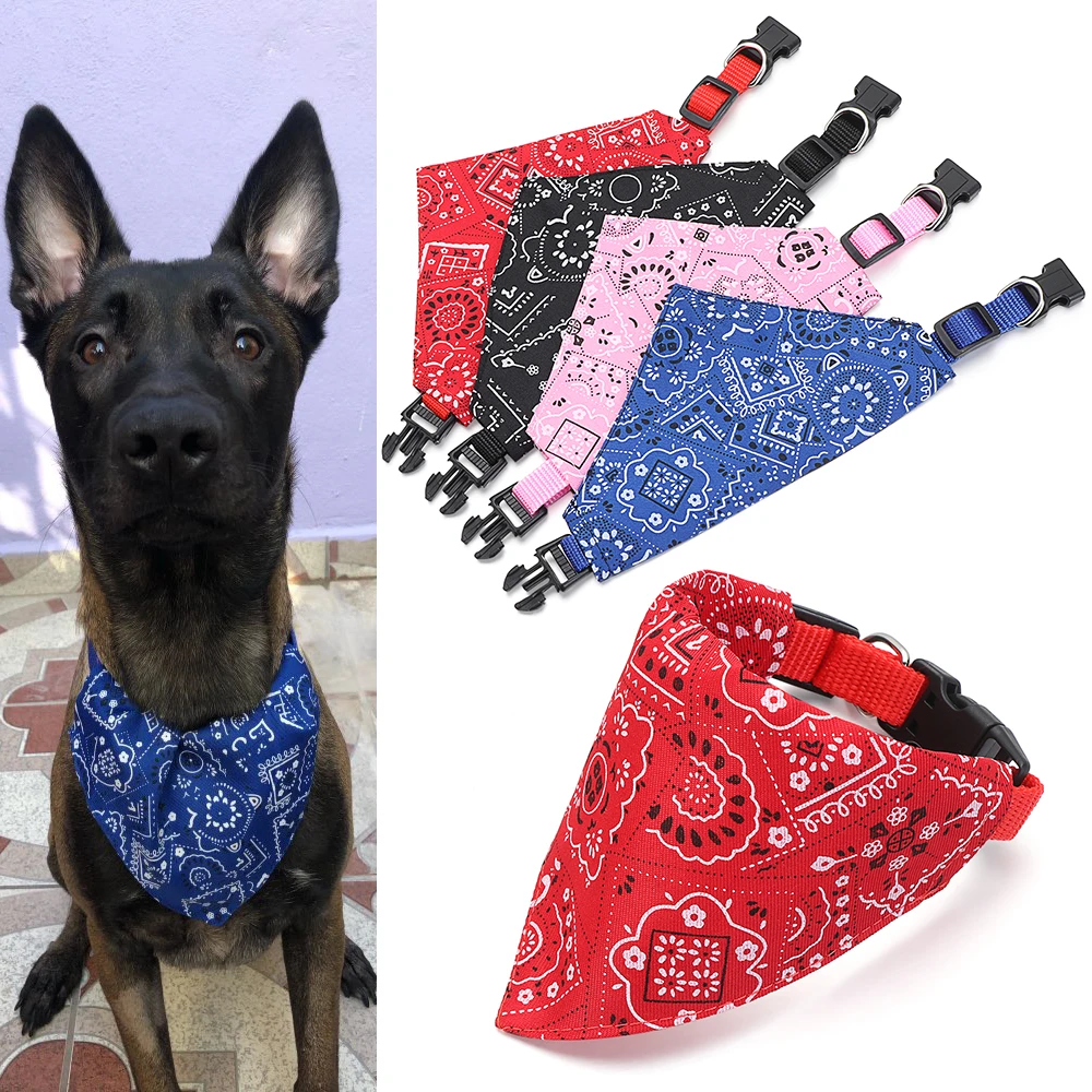 Verstellbarer dreieckiger Verband für Haustiere, Hunde, Katzen, waschbarer Schal, Bandana, Kragen, Lätzchen, Katzenhals, Dekoration, Geburtstagsparty, Anzieh – Detail 5