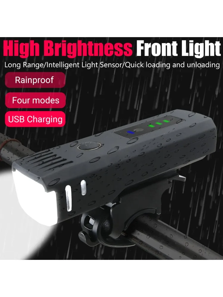 AliExpress KDULIT USB Rechargeable Bike Light Set 1000LM Super Bright LED Front Light with Intelligent Sensor Rear Taillight Waterproof Safety Kit
