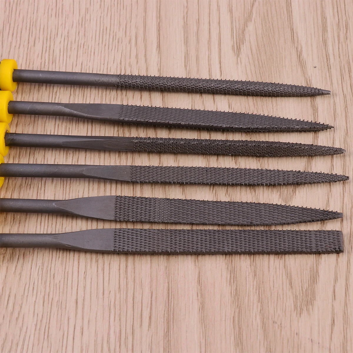 6Pcs Durable Construction Mini File Set Uncompromising Quality Rasp Cut Teeth For Various Materials