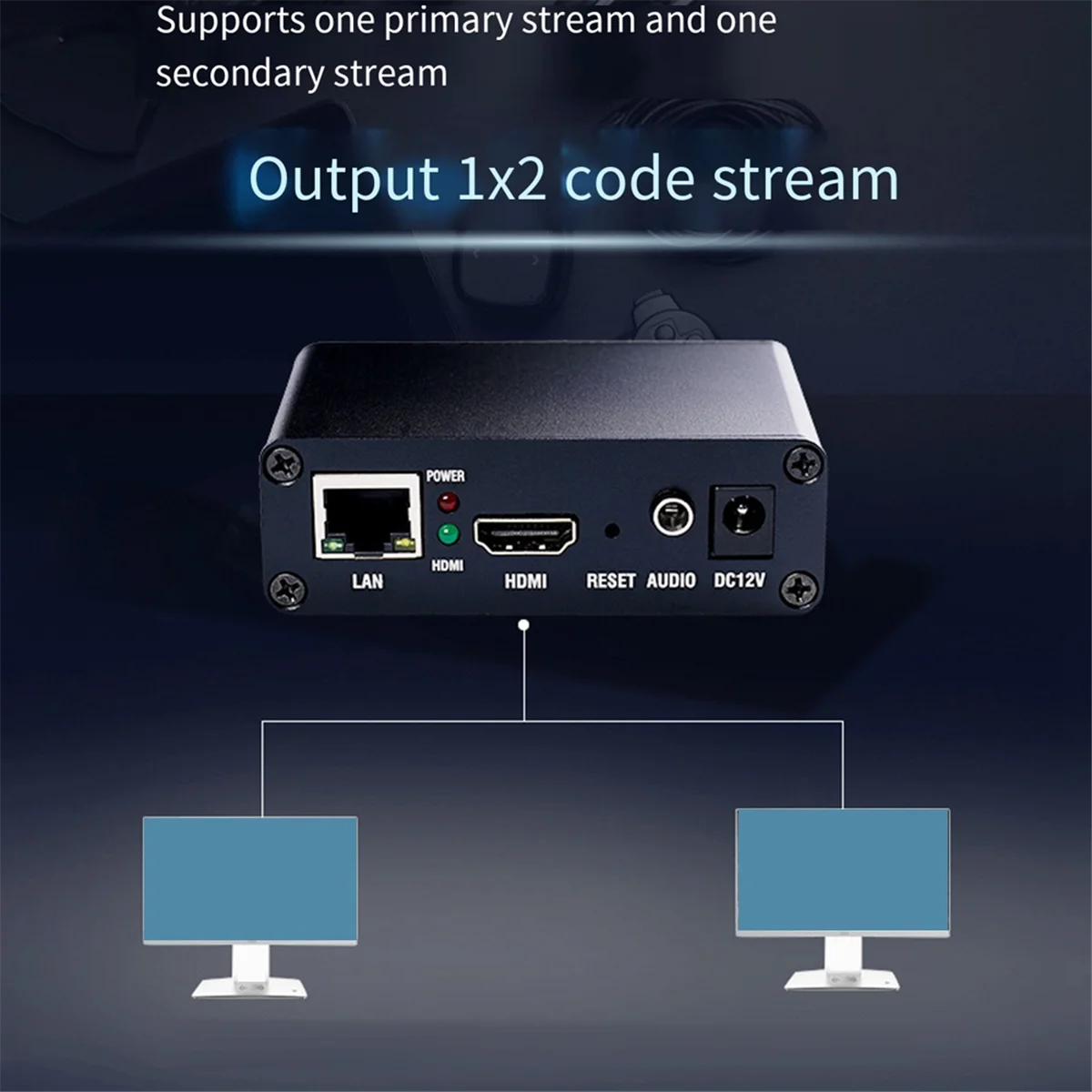 Mini Video Streaming Encoder 265 -Compatible to / Collector Computer Monitoring VMIX Encoder