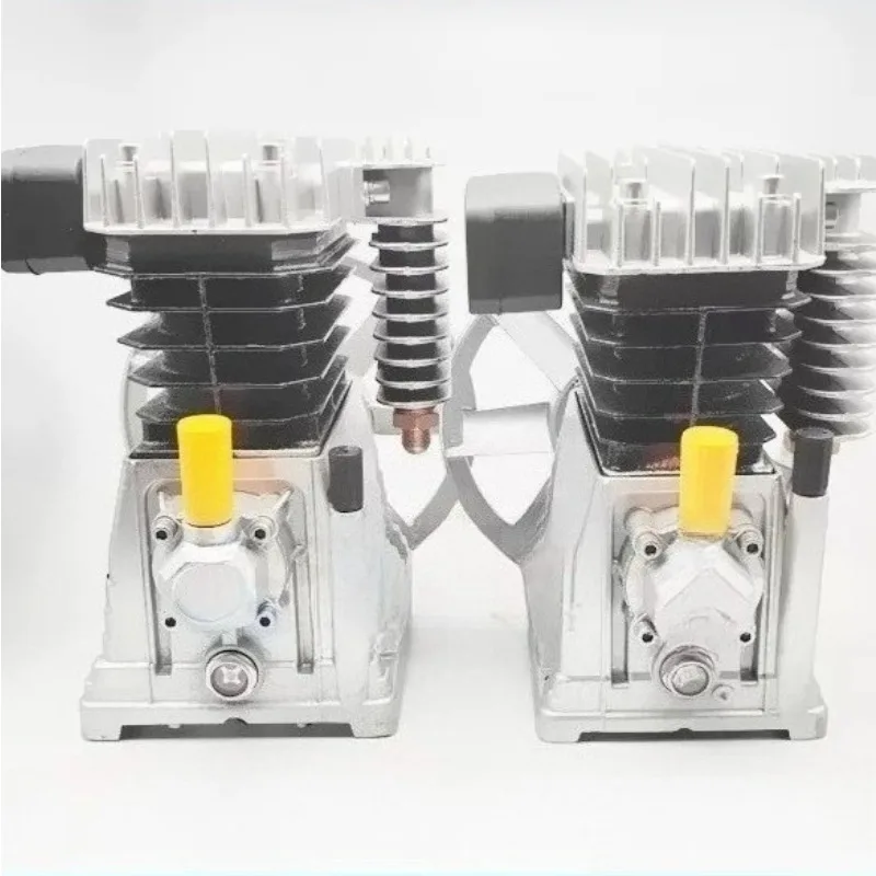 Three Cylinder Air Compressor Piston Compressor Head Assembly Air Pump Head Industrial Business Accessories view 2