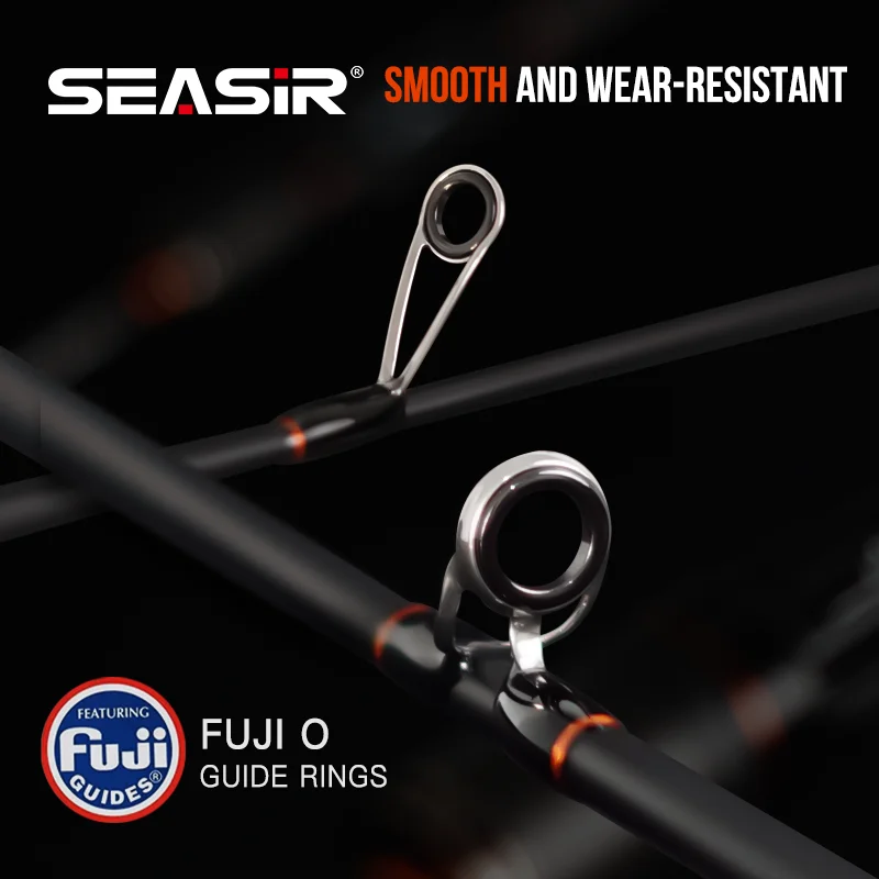 SEASIR Flecha Negra Caña BFS Ultraligera – Carbono Portacarretes Fuji - imagen 4