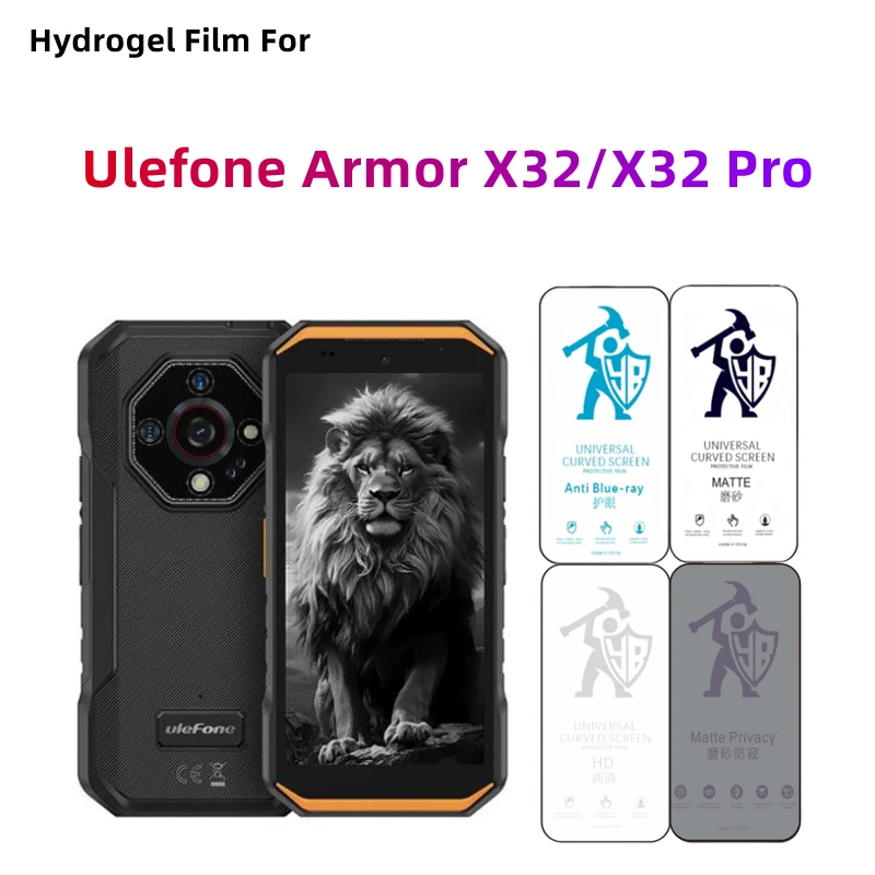 2 قطعة فيلم هيدروجيل ماتي ل Ulefone درع X32 برو HD واقي للشاشة ل Ulefone درع X32/X32pro العناية بالعين مكافحة التجسس حماية