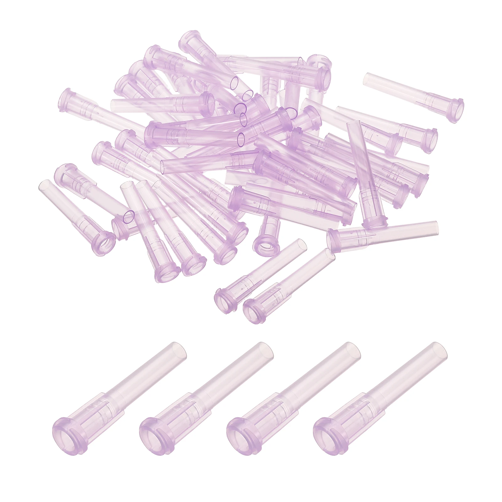 20/50Pcs Blunt Tip Tapered Dispensing Needle TT Adhesive Dispensing Tip for Refilling Liquid Inks Adhesives Glue