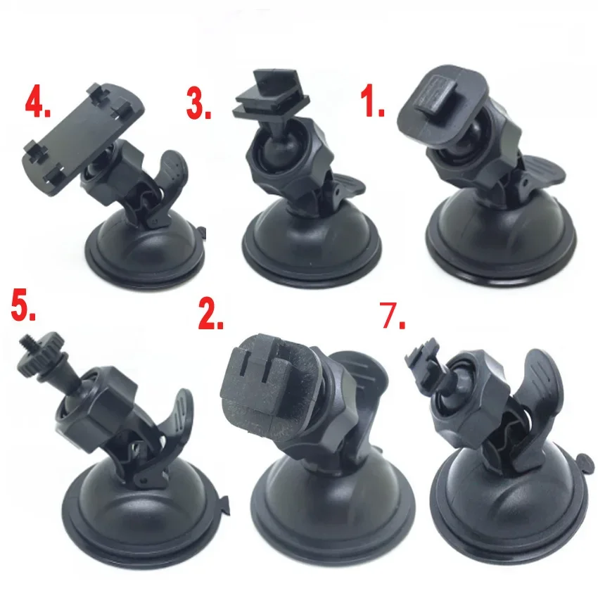 6 Types Mini Suction Cup Mount Tripod Auto Car DVR Holder DV GPS Camera Stand Bracket Phone Holder  6mm screw connector  holder