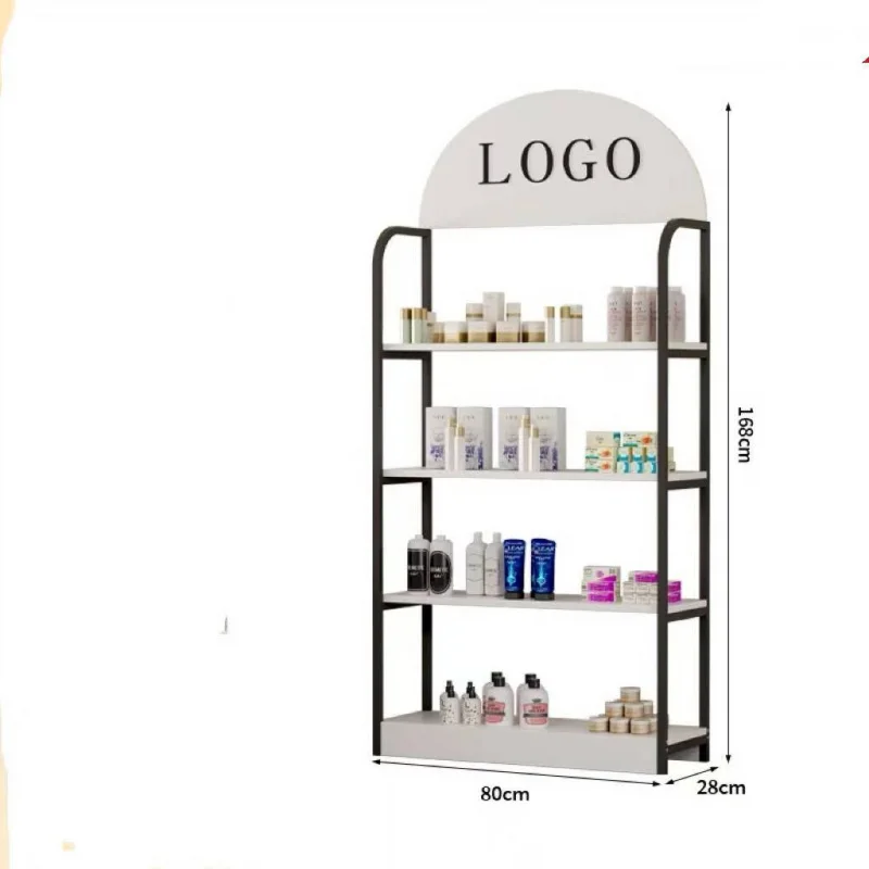 Custom.Luxury حامل عرض مستحضرات التجميل، خزانة عرض ماكياج مستحضرات التجميل، عرض متجر مستحضرات التجميل
