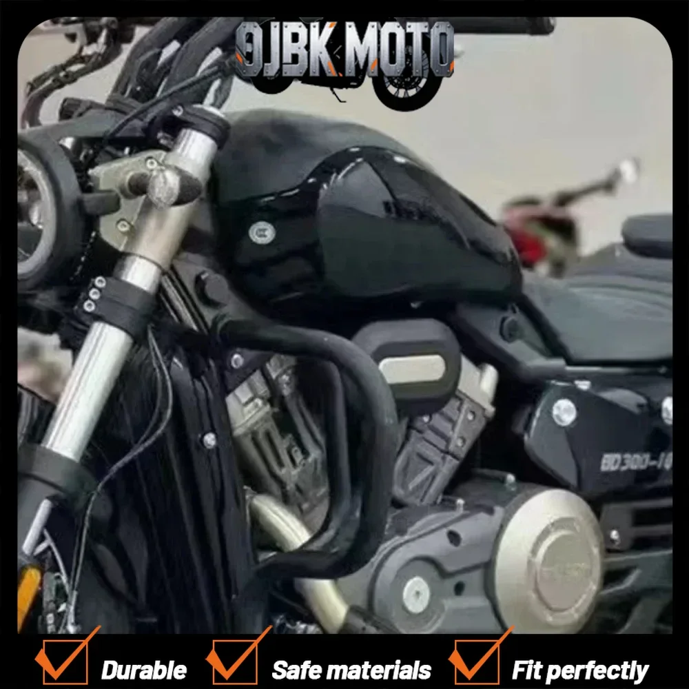 【Perfect fit】New Fit Benda Rock 300 Motorcycle Accessories Bumper Guard Bar Fall Protection for Benda Rock 300 Rock300